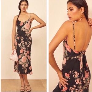 NWT Reformation Nella Louise Floral Midi Dress